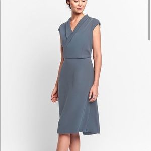 BLACK Of Mercer Allen Dress - Faux Wrap Style